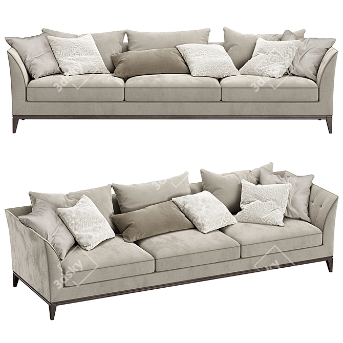 Luxury Mare Manifesto Sofa 3D model image 1