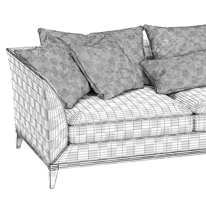 Luxury Mare Manifesto Sofa 3D model image 6