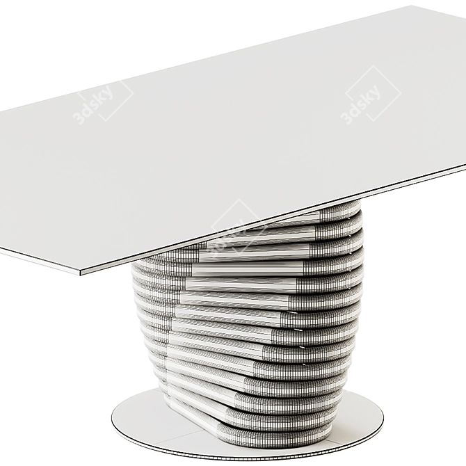 EFORMA ROTOLO Glass Table 3D model image 5