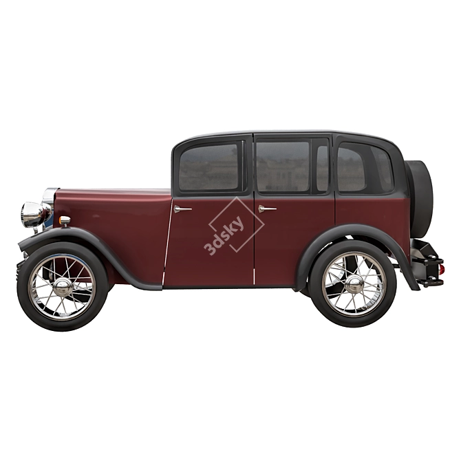 Vintage Car Model 2016 Kit 3D model image 4