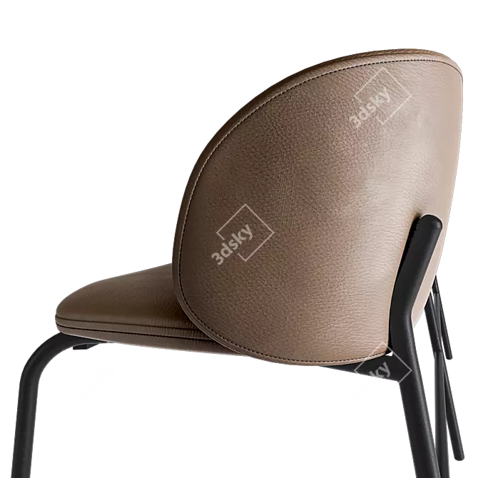 Stylish Bench Princeton Design 3D model image 4