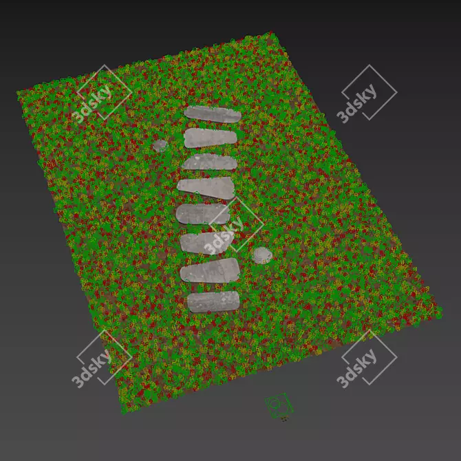 Garden Path 3D Models Chaos 3D model image 5