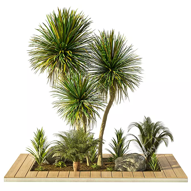 Outdoor Plants Set 34: Landscaping Beauty 3D model image 1