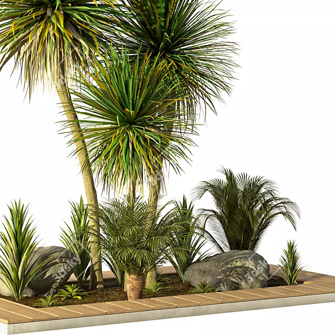 Outdoor Plants Set 34: Landscaping Beauty 3D model image 3