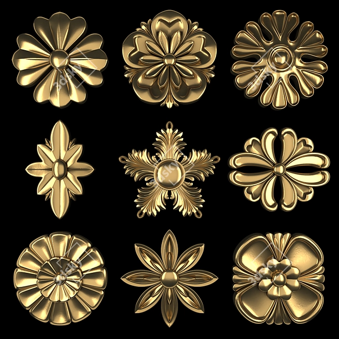 Ornament Pack 3D Max Models 3D model image 1