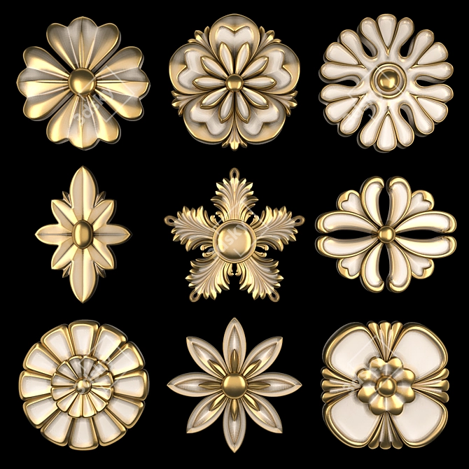 Ornament Pack 3D Max Models 3D model image 3