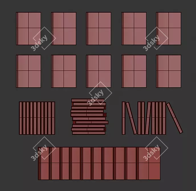 Assouline Travel Book Collection 3D model image 5