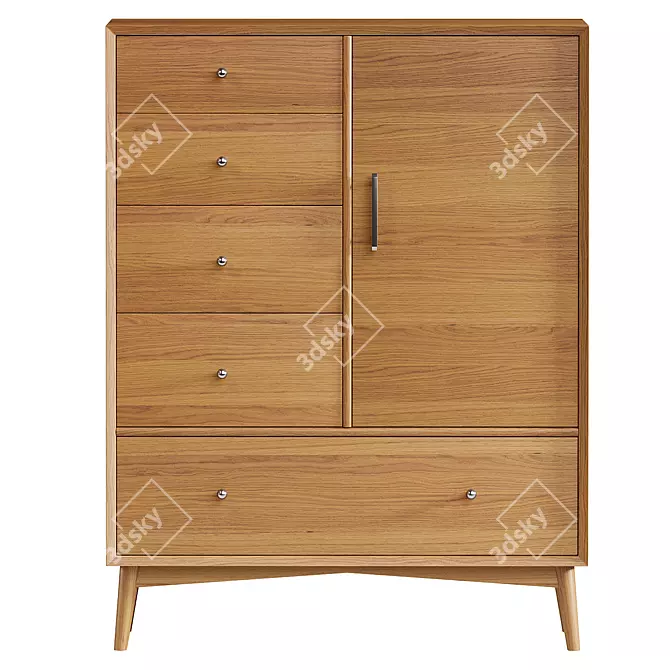 Mid-Century Chifforobe for Your Space 3D model image 2