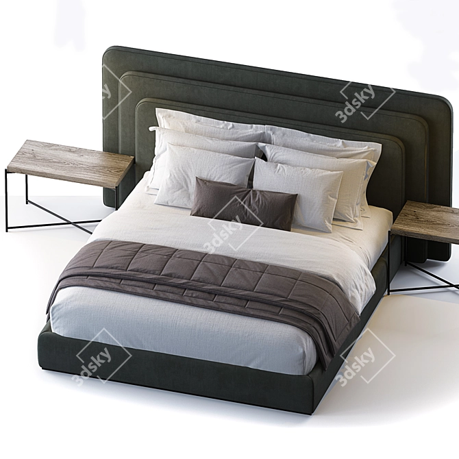 Royal Voyage Bed 3D model image 2