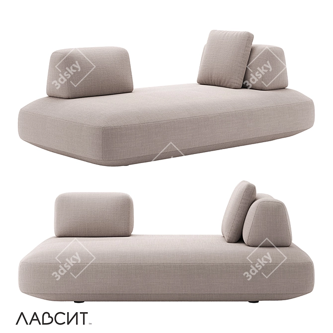 Norri 2 Seater Sofa 3D model image 1