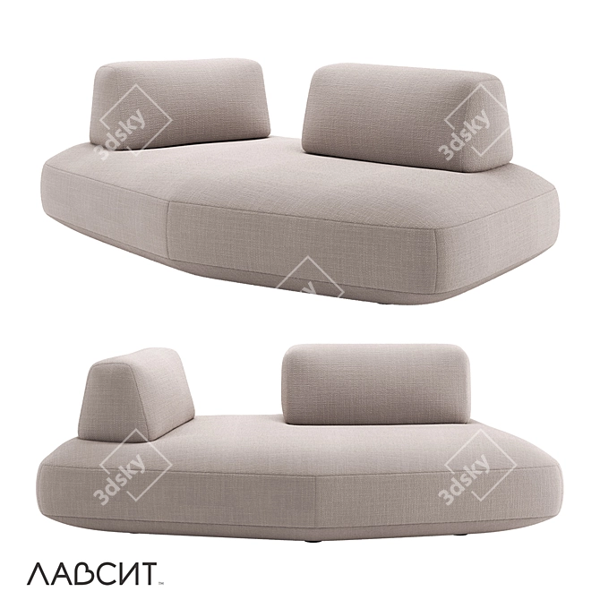 Norwegian Sofa Bed NORI 7 3D model image 1