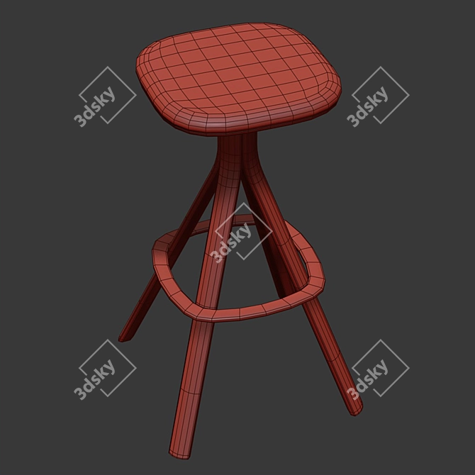 Modern Stool by Lapalma 3D model image 6