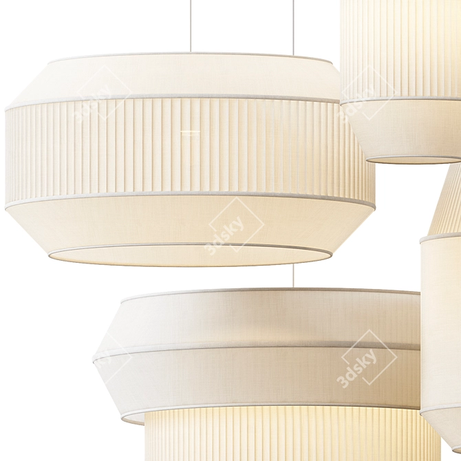 Modern Delta Pendant Lighting Collection 3D model image 2