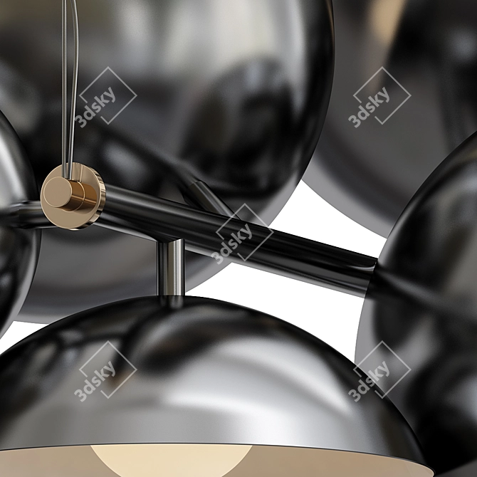 Modern Minimalist Miyake Suspension Lamp 3D model image 2
