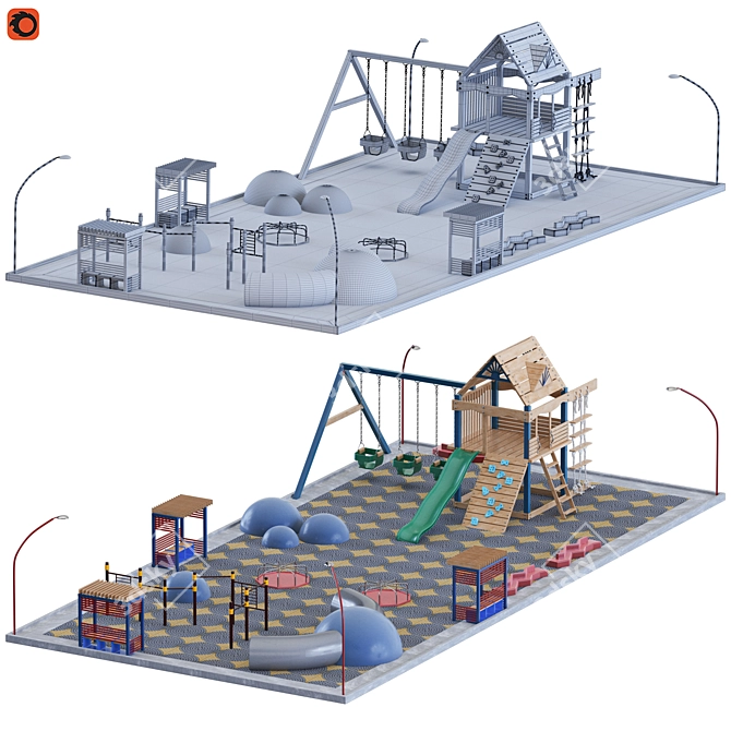  Playground 01: 3D Model 2015 Version 3D model image 5