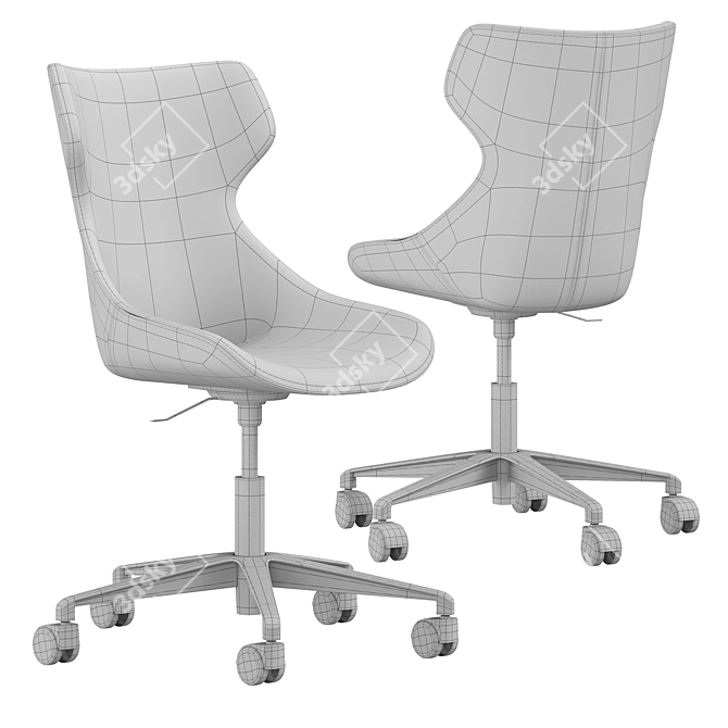 Solo Antea Chair: Luxury Comfort 3D model image 4