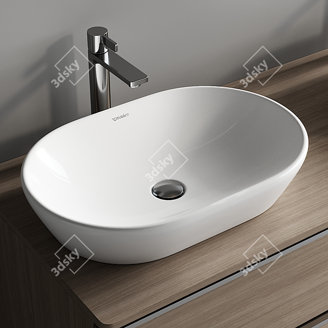 Sleek D-Neo Vanity Set 3D model image 2