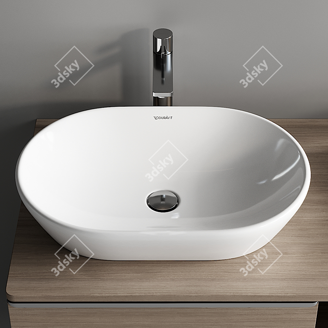 Sleek D-Neo Vanity Set 3D model image 3