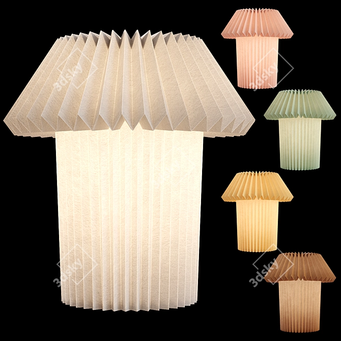 "Paper Table Lamp H&M House 3D model image 3