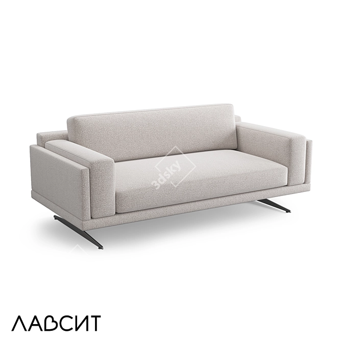 Floating Pike Modular Sofa 3D model image 1