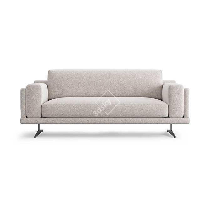 Floating Pike Modular Sofa 3D model image 2