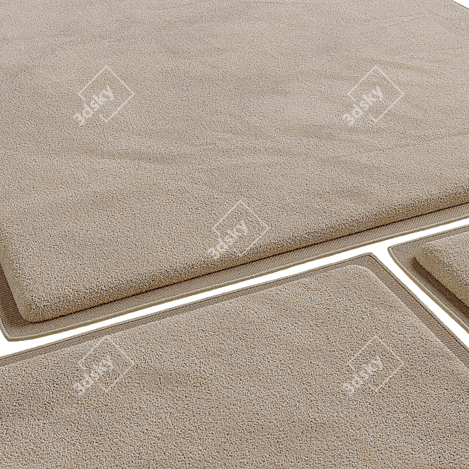 Studioilse Tufted Rug Set 3D model image 5