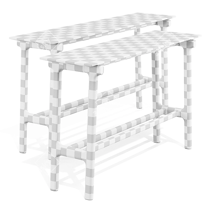 Fushimi Console Table by Pianca 3D model image 7