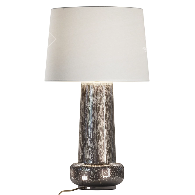 Elegant Messina Vase Table Lamp 3D model image 3