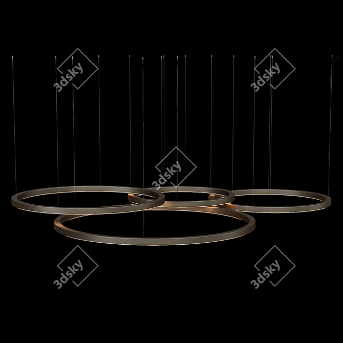 Suspended Froslight Pendant with Multiple Size Options 3D model image 4