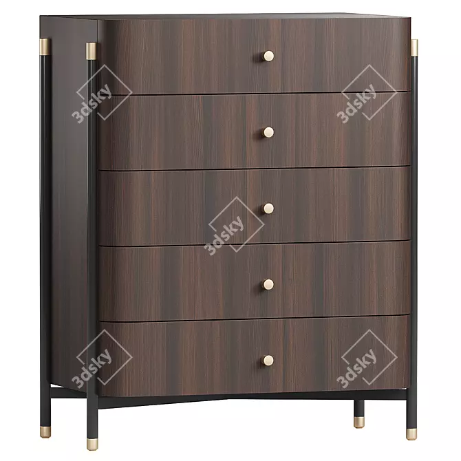 Elegance in Motion Tallboy 3D model image 1