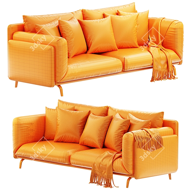 Modern Arflex Faubourg Sofa 3D model image 6