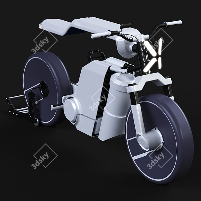 Yanko Design E-Bike Model 3D model image 3