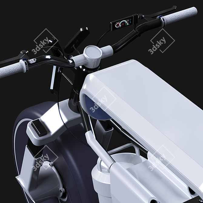 Yanko Design E-Bike Model 3D model image 4