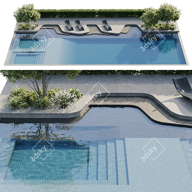 Above-Ground Pool 3D Model 3D model image 1