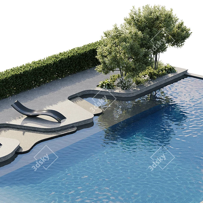 Above-Ground Pool 3D Model 3D model image 4