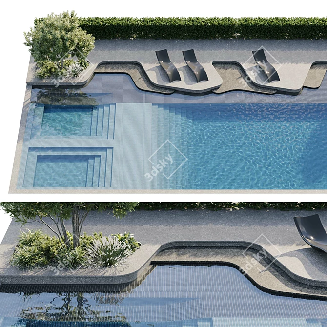 Above-Ground Pool 3D Model 3D model image 5