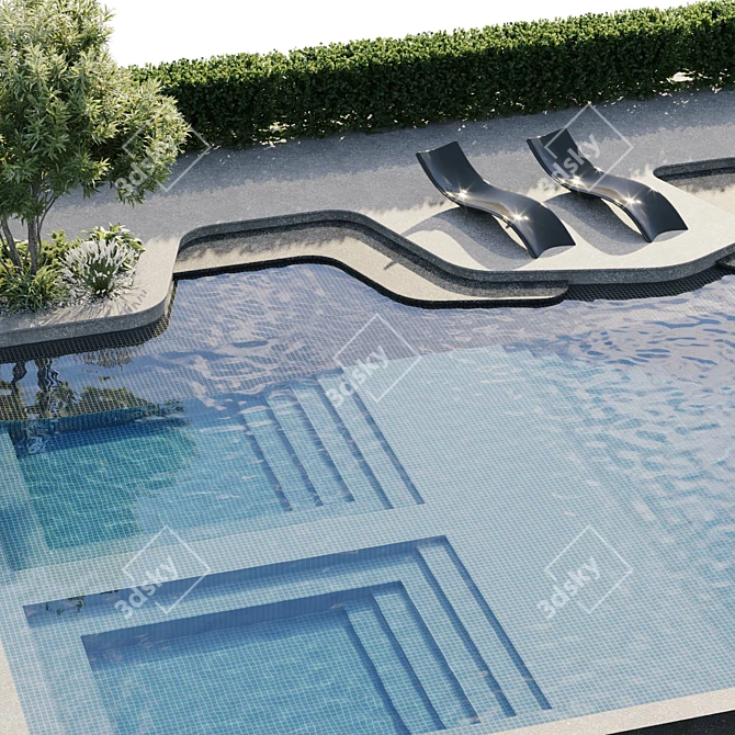 Above-Ground Pool 3D Model 3D model image 6