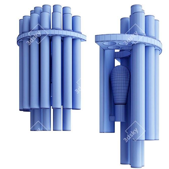 Chapman & Myers Beckett Sconce 3D model image 2