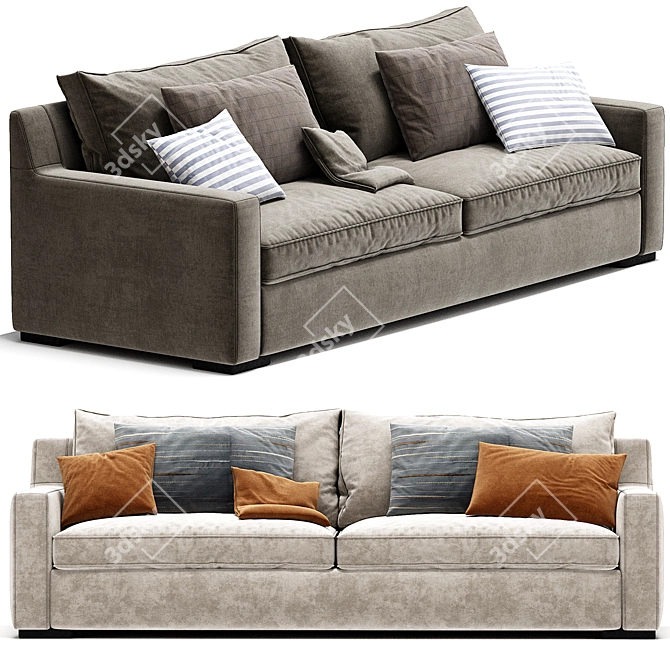 Stylish Brooklyn Sofa, 2017 Collection 3D model image 2