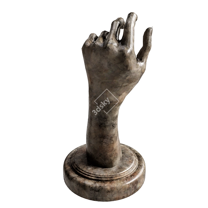 Hand Sculpture Model 2016 3D model image 5