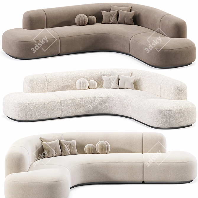 Luxury Modern Sofa BJORN 2015 3D model image 2