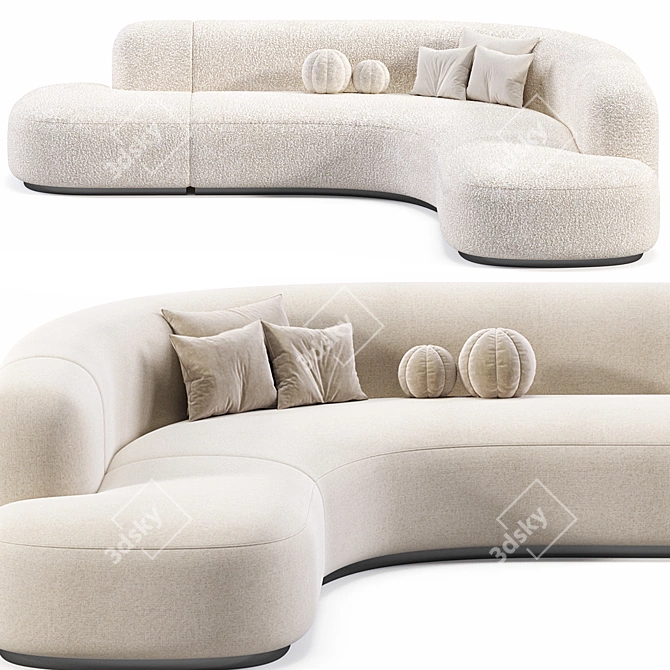 Luxury Modern Sofa BJORN 2015 3D model image 3