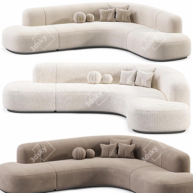 Luxury Modern Sofa BJORN 2015 3D model image 4