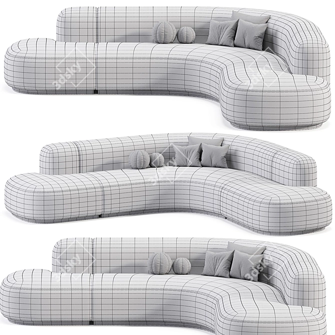 Luxury Modern Sofa BJORN 2015 3D model image 5