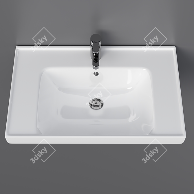 Grace Sink in 3 Sizes 3D model image 5