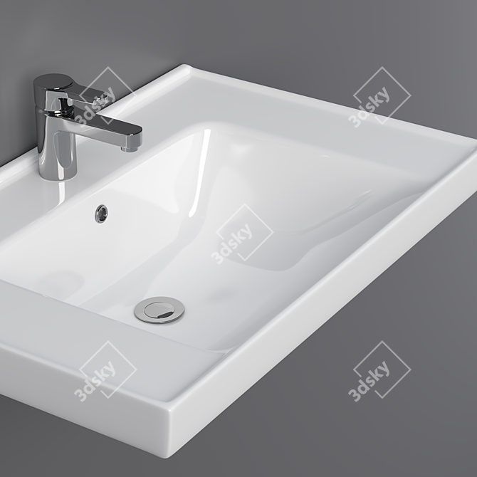 Grace Sink in 3 Sizes 3D model image 8