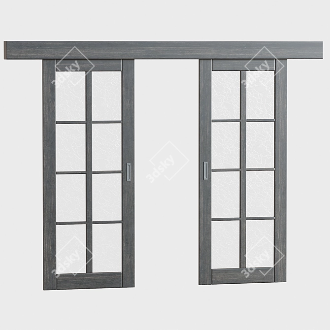 Modern 2016 Sliding Doors Kit 3D model image 2