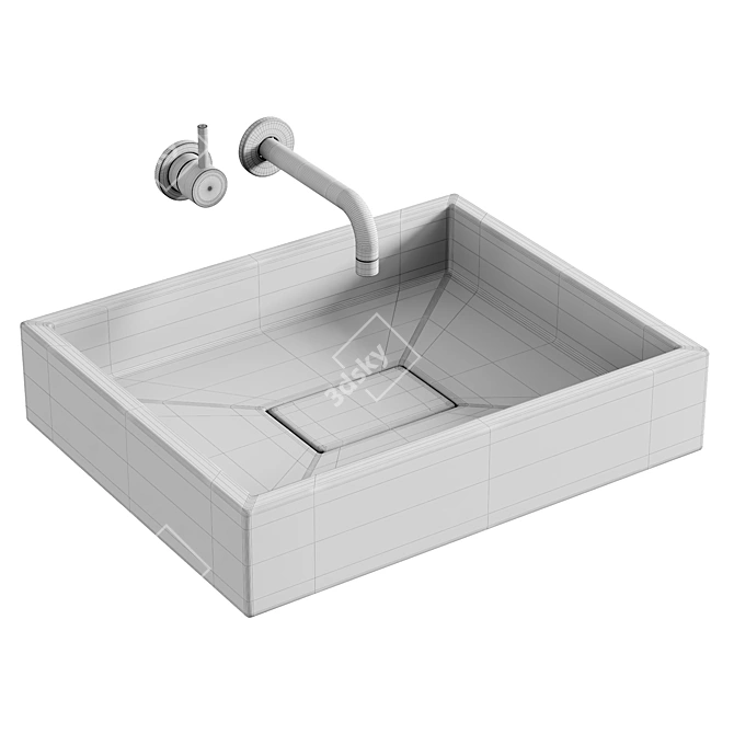  Miraggio Capri Washbasin 3D model image 4