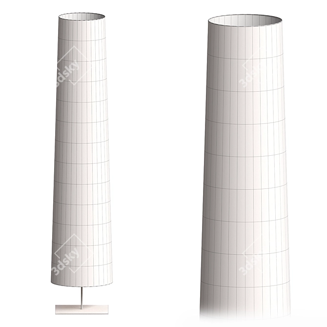 Alma Light Hotel Floor Lamp 3D model image 2