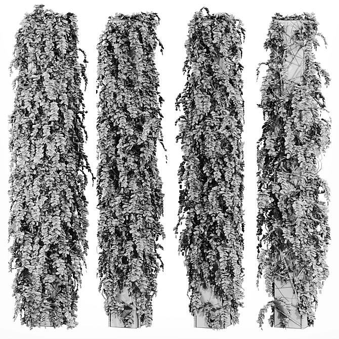  3D Plants Set Vray 73 3D model image 2